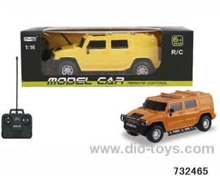 1:16 4ch Hummer RC Car with Lights Not Included Battery