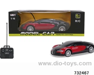 1:16 4ch Bugatti RC Car with Lights Not Included Battery