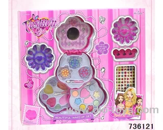 cosmetics in color box