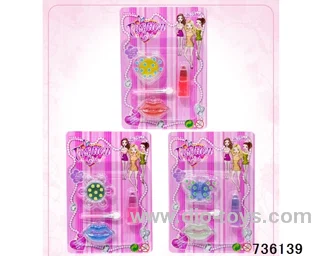 cosmetics in blister card