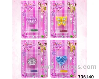 cosmetics in blister card