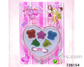 cosmetics in blister card