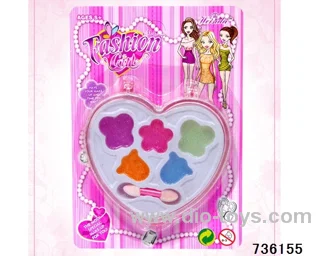 cosmetics in blister card