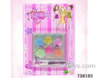 cosmetics in blister card