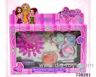 cosmetics in window box