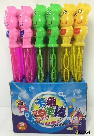 Cartoon Bubble Stick (Piglet) (24PCS)