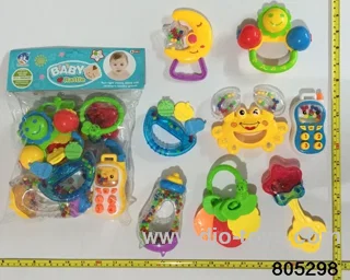 Rattles in 11pcs PP bag with header
