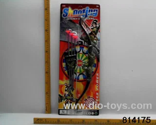 Bow and arrow in blister card