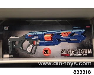 Soft bullet gun in color box
