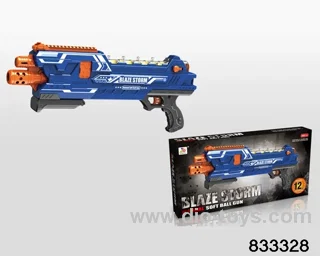 Soft bullet gun in color box