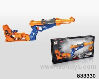 Soft bullet gun in color box