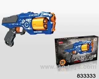 Soft bullet gun in color box