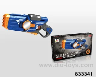 Soft bullet gun in color box