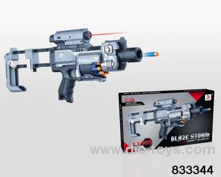B/O soft bullet gun in color box