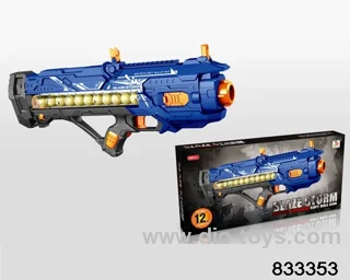 B/O soft bullet gun in color box