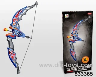 Bow and arrow in color box