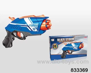 Soft bullet gun in color box