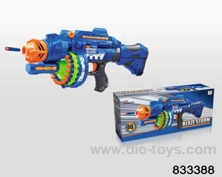 B/O soft bullet gun in color box