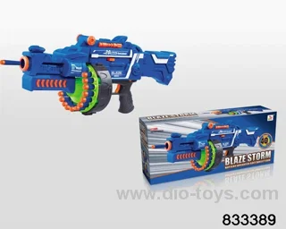 B/O soft bullet gun in color box