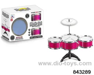 Electroplating jazz drum3 drum  in window box
