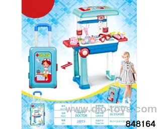 doctor set in paper card