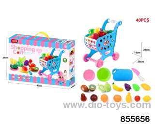 Shopping cart in color box