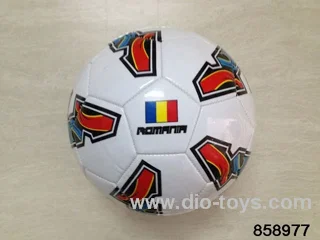 22-23cm football in OPP bag with net bag(color mix)