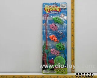 fishing toy in blister card