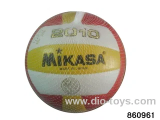 volley ball(22-23cm) in OPP bag with card