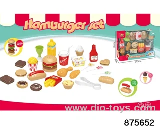 fast food set in 19pcs window box