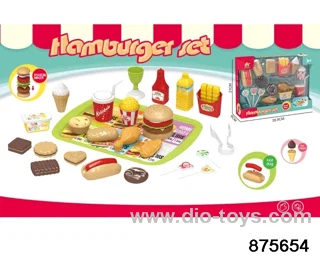 fast food set in 19pcs window box