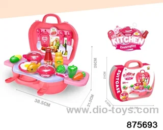 kitchen set in paper card