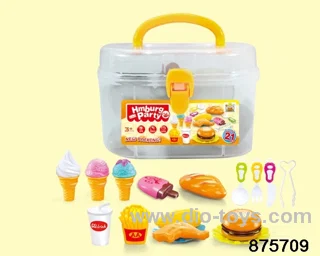 fast food set in plastic box