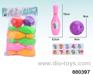 bowling in PP bag with header