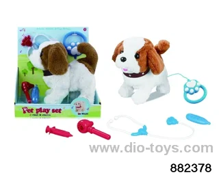 pet play set with music in display box