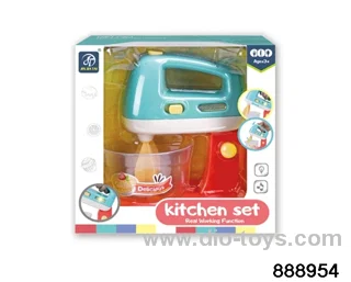 kitchen set with light in window box