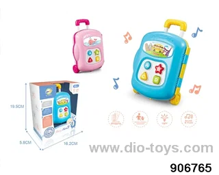 Baby sound and light suitcase in Display box