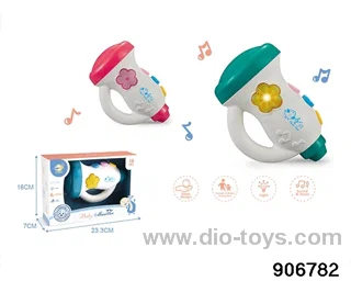 Sound and light baby horn in Display box