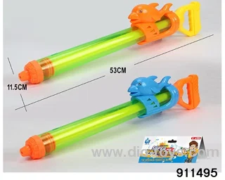 53CM dolphin pumping in poly bag header