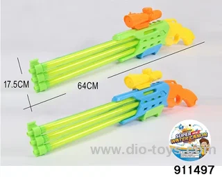 64CM three-tube water cannon in Hangtag