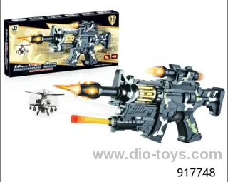 B/O gun in color box 2 colors not included battery