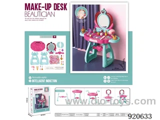 induction make up desk with music in 30pcs color box