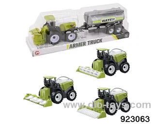 Inertial farmer harvesting locomotive in PVC cover
