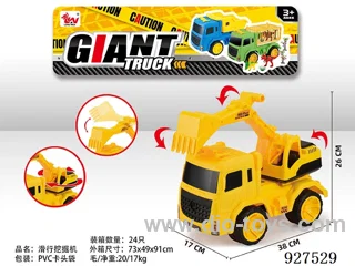Slide car in PP bag with header