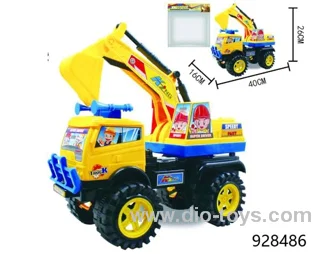 free wheel car in PP bag with header