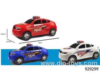 Friction police car in OPP bag