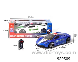 1:18 2 ch rc car with light not included battery in window box 2 asstd