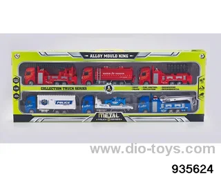 1:32 Pull back alloy car in 6pcs window box