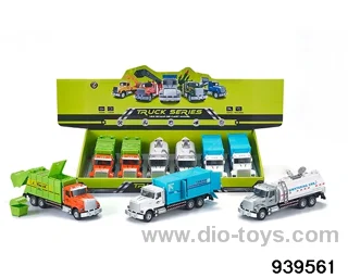 1:24 Alloy Pull Back Car in 6pcs display box