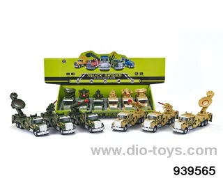 1:24 Alloy Pull Back Car in 6pcs display box